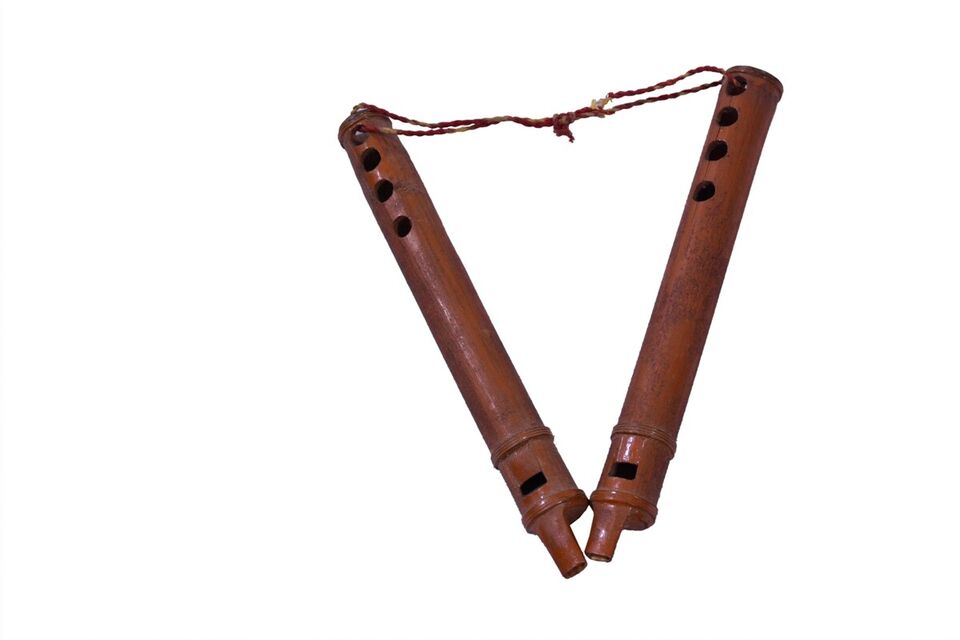 IndianCultura | Indian Fancy Alghoza Indian Wood Wind Musical Instrument /  alghoza